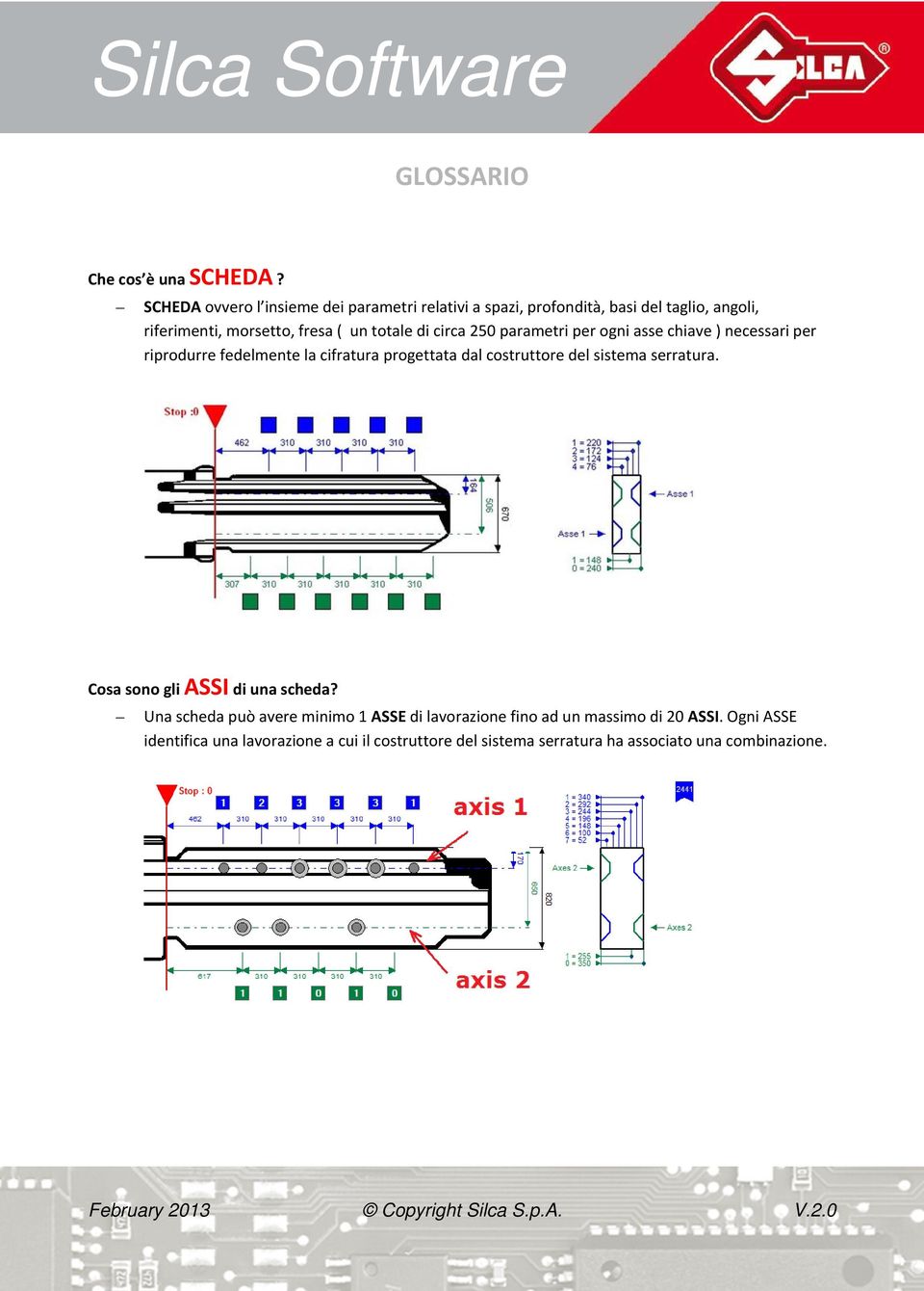 di circa 250 parametri per ogni asse chiave ) necessari per riprodurre fedelmente la cifratura progettata dal costruttore del sistema