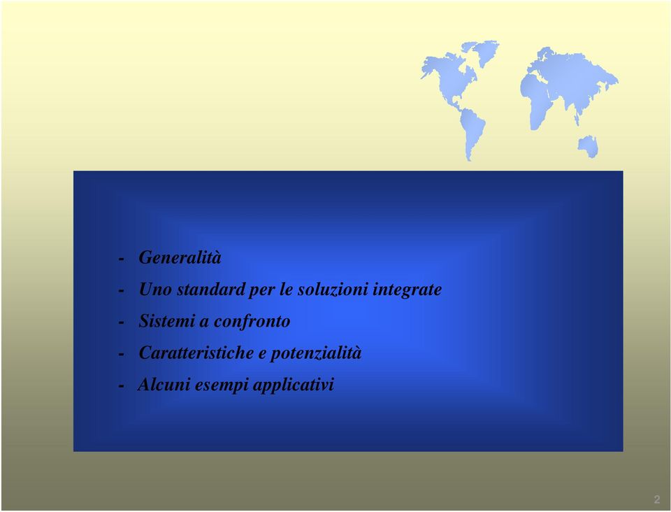 confronto - Caratteristiche e