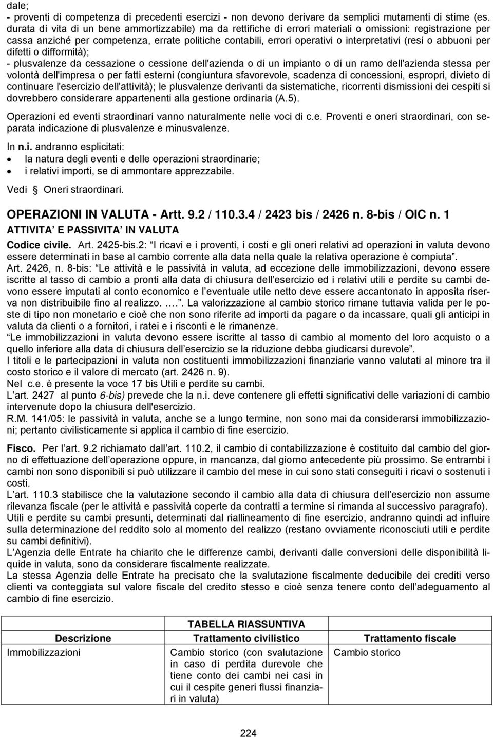 per difetti o difformità); - plusvlenze d cesszione o cessione dell'ziend o di un impinto o di un rmo dell'ziend stess per volontà dell'impres o per ftti esterni (congiuntur sfvorevole, scdenz di