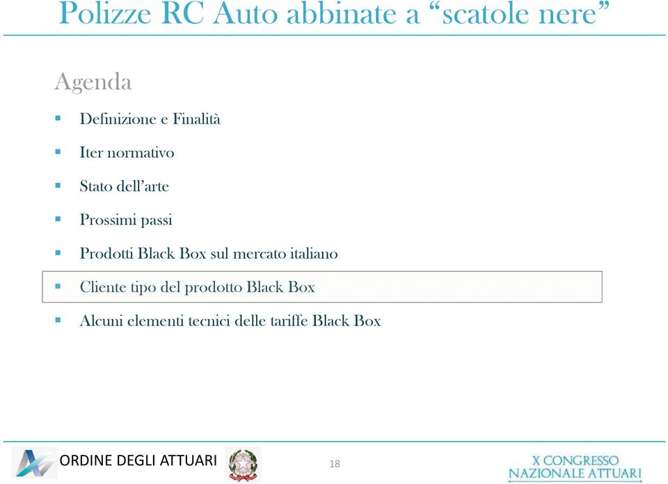 mercato italiano Cliente tipo del prodotto Black