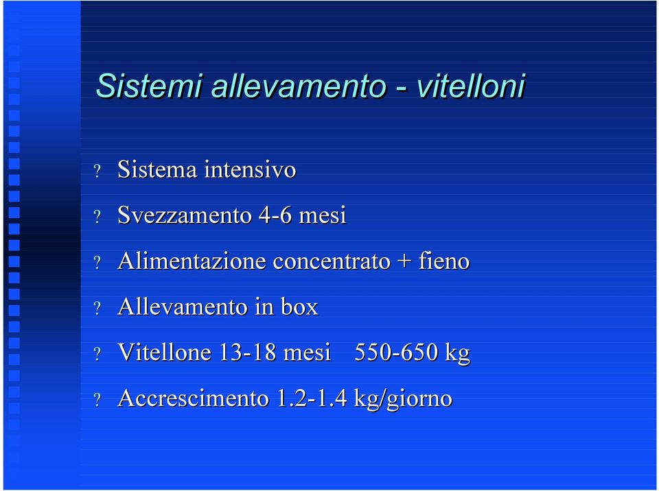 Alimentazione concentrato + fieno?