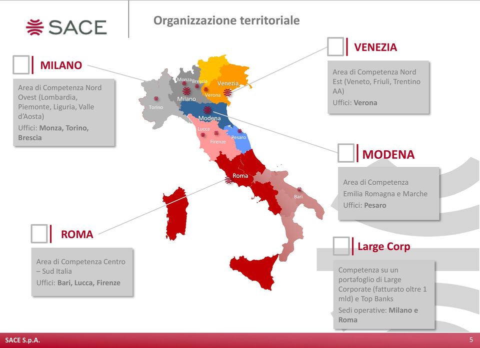 Uffici: Verona MODENA Roma Bari Area di Competenza Emilia Romagna e Marche Uffici: Pesaro ROMA Area di Competenza Centro Sud Italia Uffici: