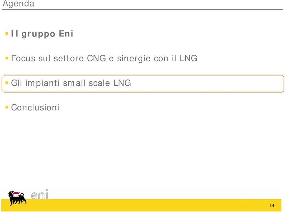 con il LNG Gli impianti