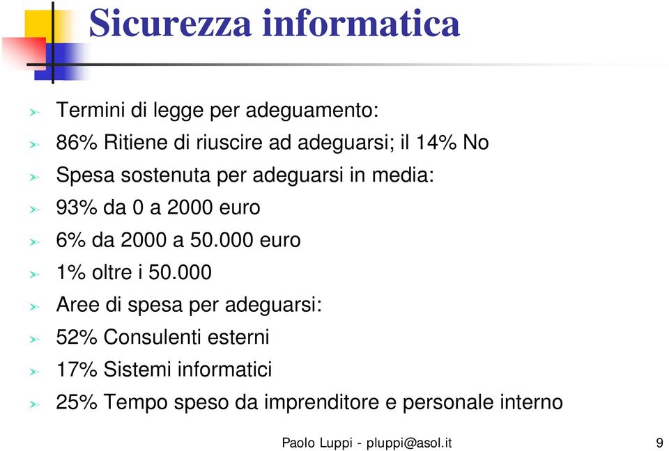 000 euro 1% oltre i 50.