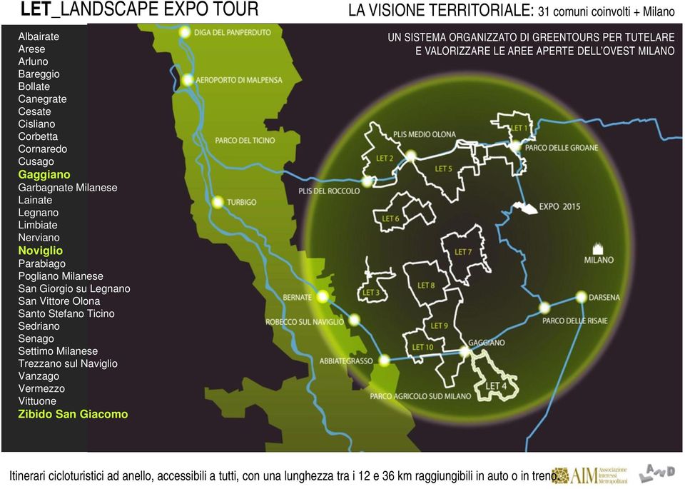 Nerviano Noviglio Parabiago Pogliano Milanese San Giorgio su Legnano San Vittore Olona Santo Stefano Ticino Sedriano Senago Settimo Milanese Trezzano sul Naviglio