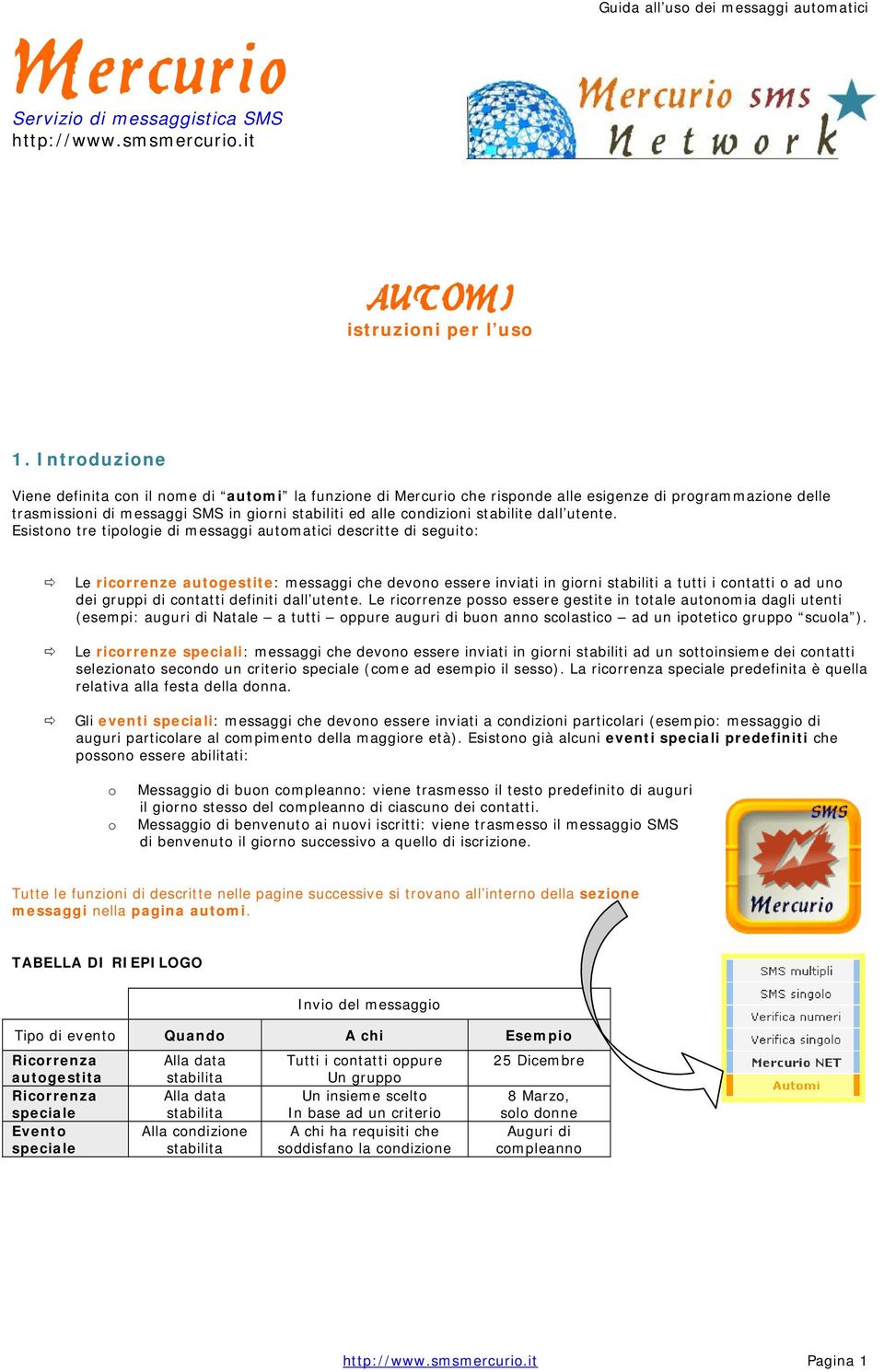 stabilite dall utente.