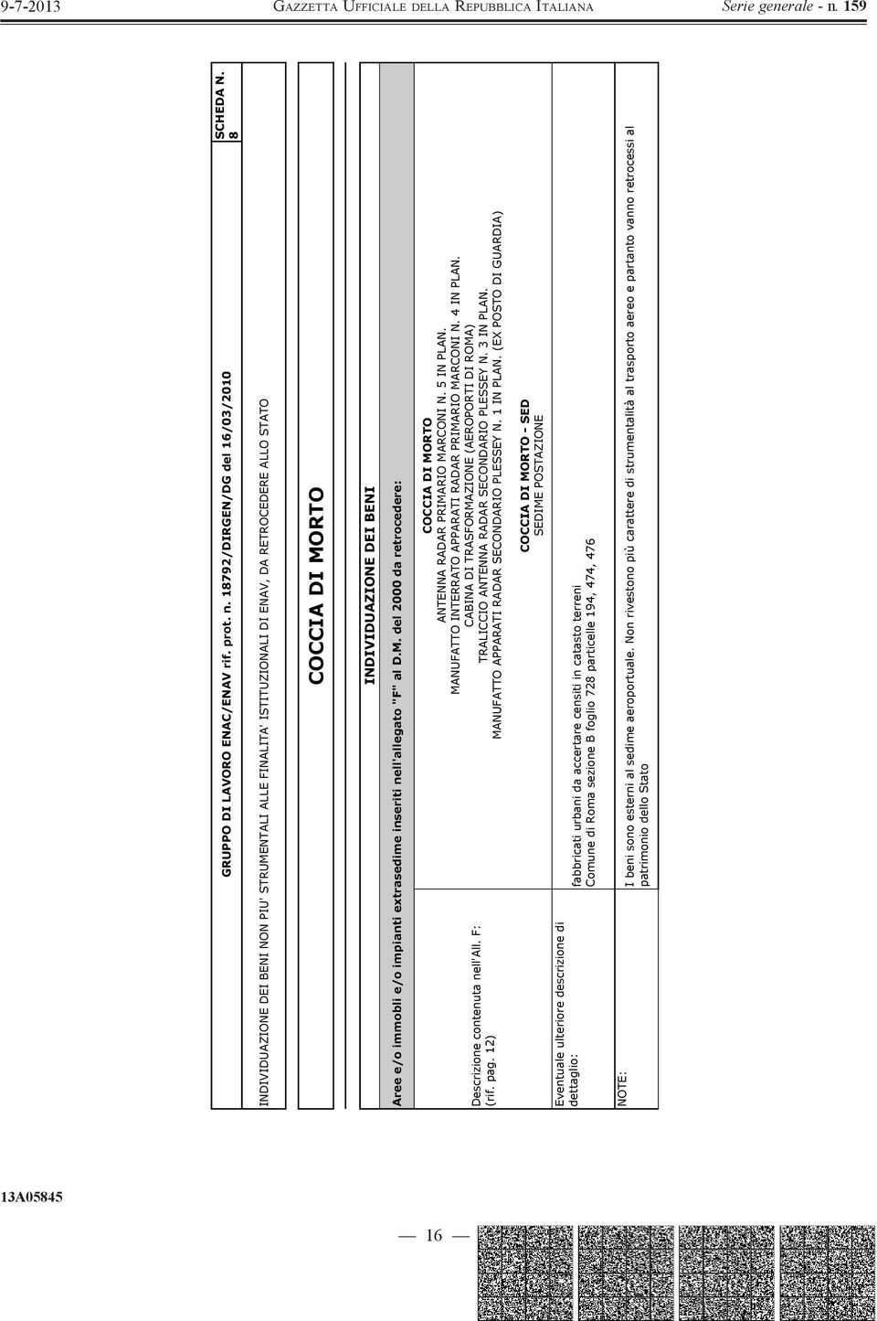 MANUFATTO APPARATI RADAR SECONDARIO PLESSEY N. 1 IN PLAN.