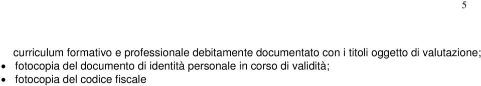 fotocopia del documento di identità personale in