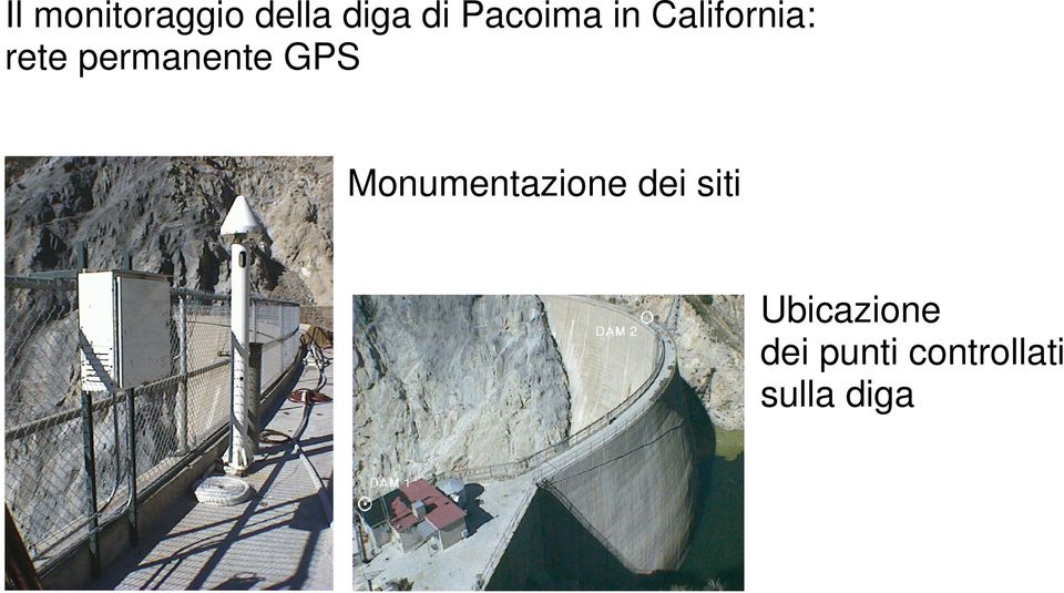 permanente GPS Monumentazione dei