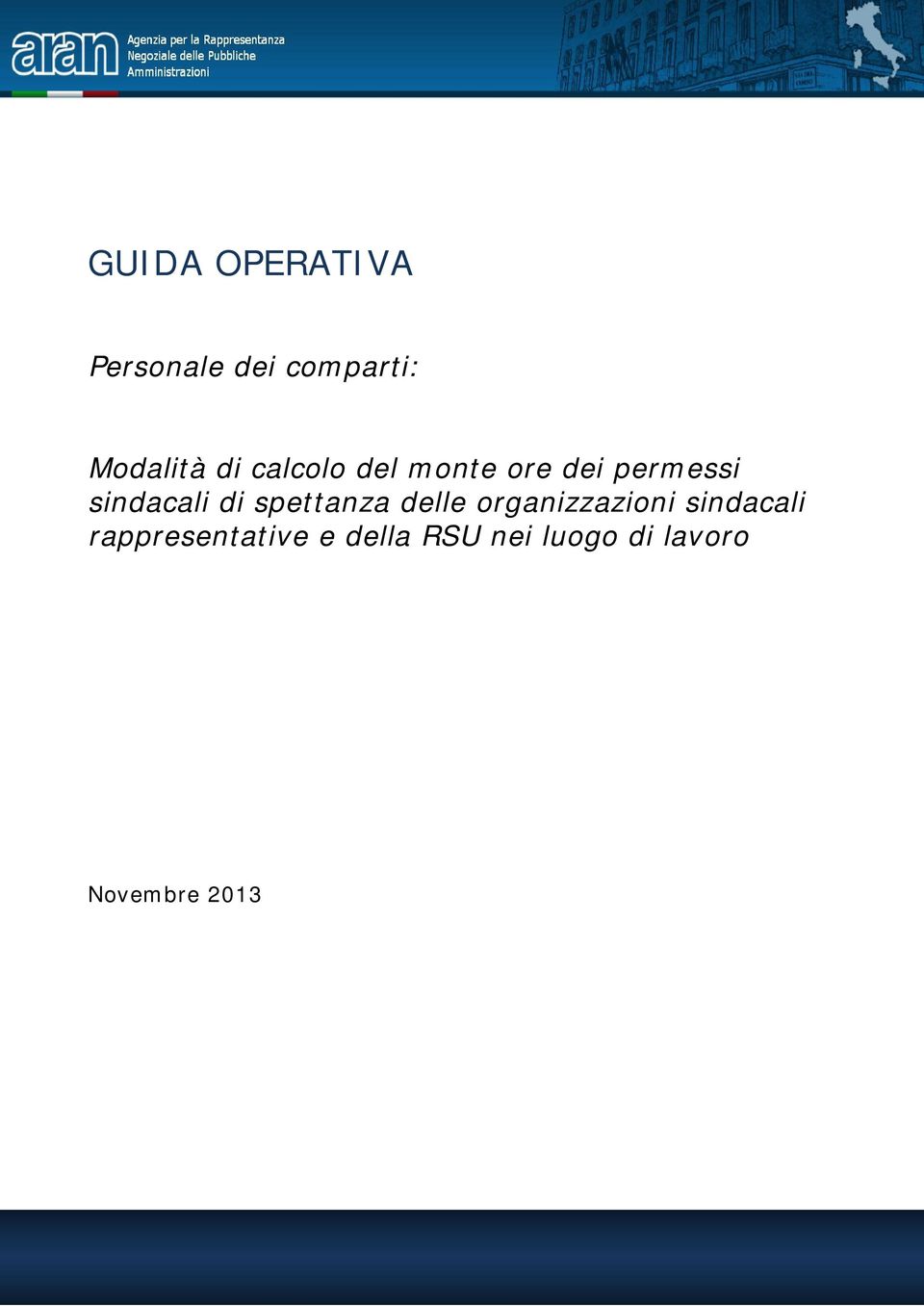 spettanza delle organizzazioni sindacali