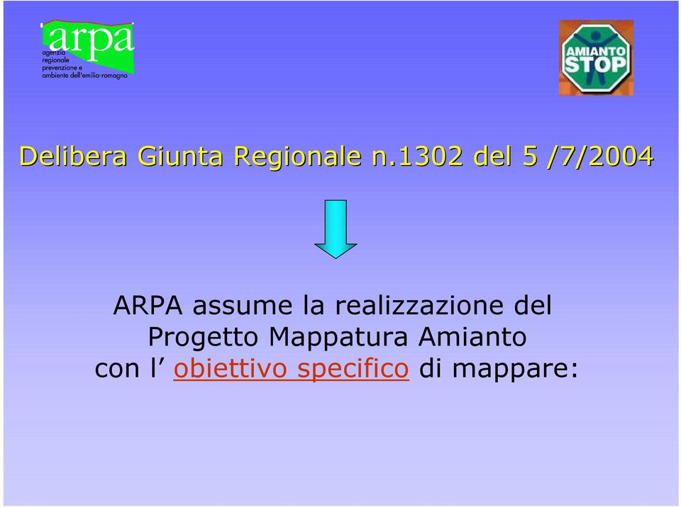 realizzazione del Progetto Mappatura