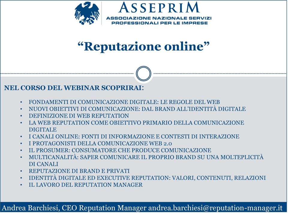 DELLA COMUNICAZIONE WEB 2.