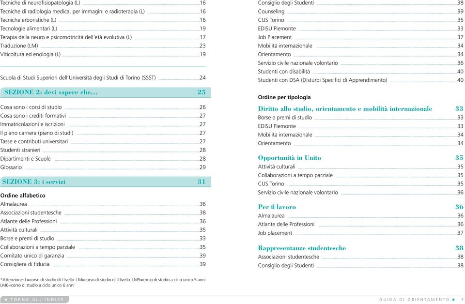 di studio 26 Cosa sono i crediti formativi 27 Immatricolazioni e iscrizioni 27 Il piano carriera (piano di studi) 27 Tasse e contributi universitari 27 Studenti stranieri 28 Dipartimenti e Scuole 28