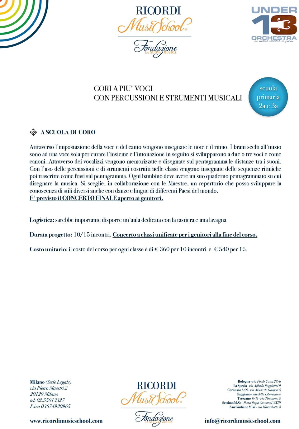 Attraverso dei vocalizzi vengono memorizzate e disegnate sul pentagramma le distanze tra i suoni.