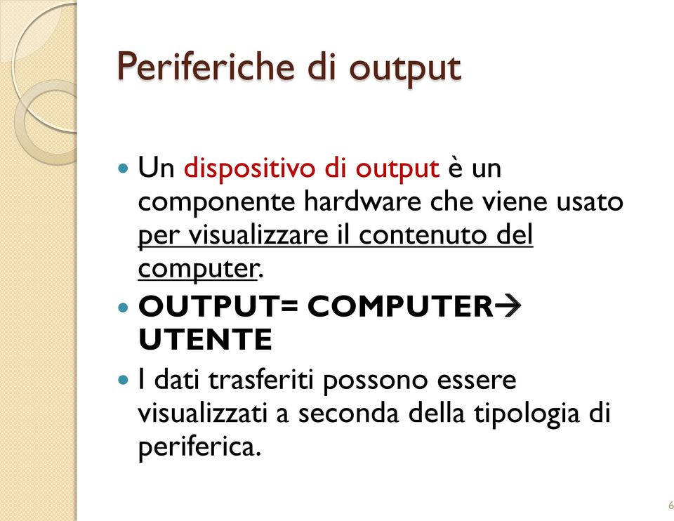 contenuto del computer.