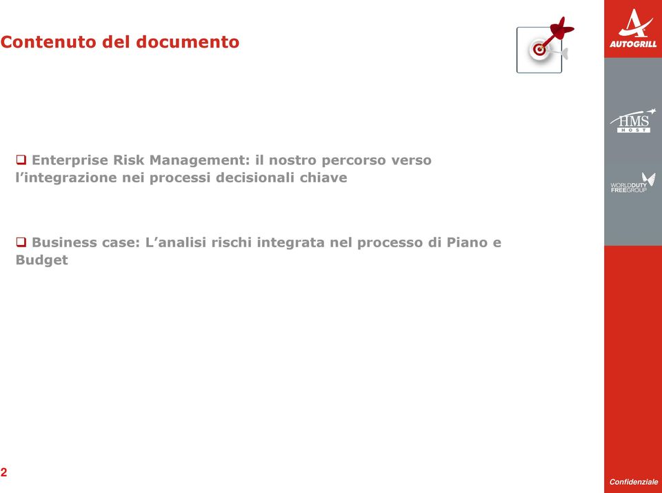 integrazione nei processi decisionali chiave