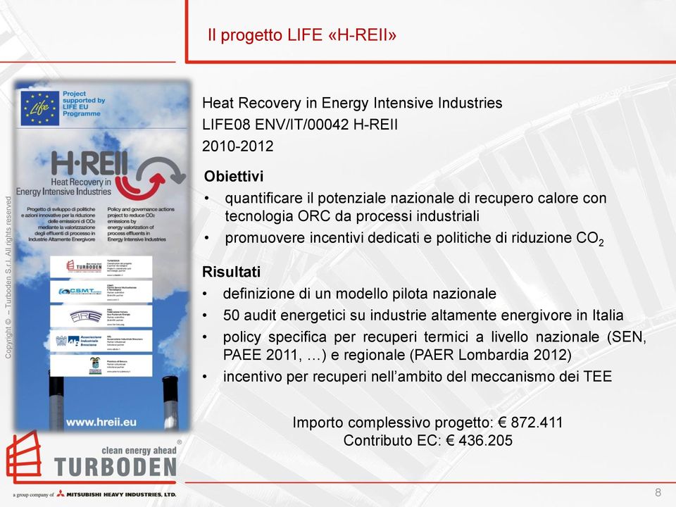 modello pilota nazionale 50 audit energetici su industrie altamente energivore in Italia policy specifica per recuperi termici a livello nazionale (SEN,