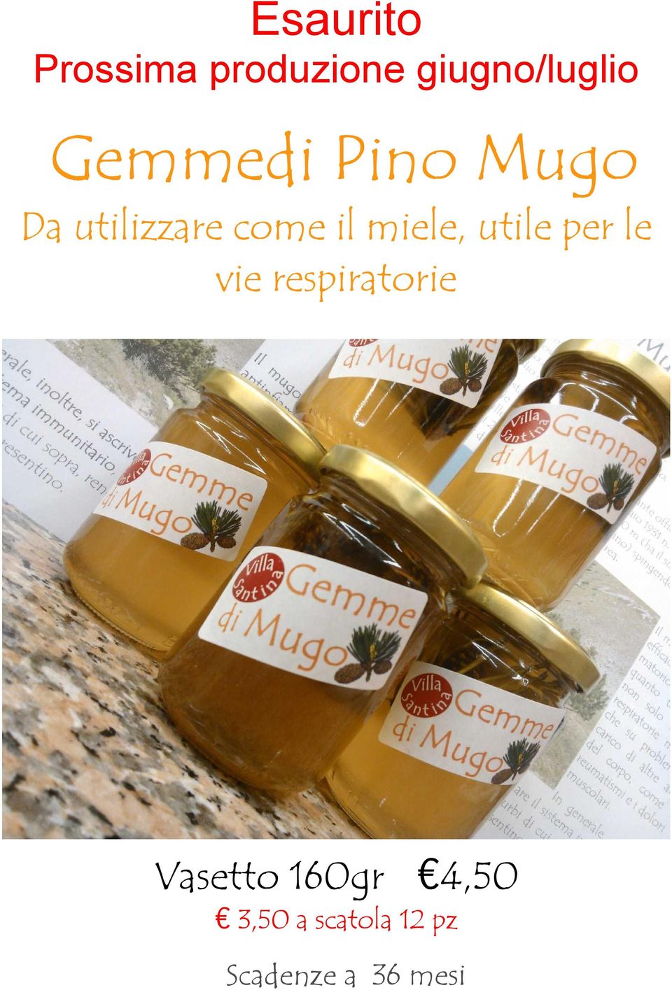 miele, utile per le vie respiratorie Vasetto