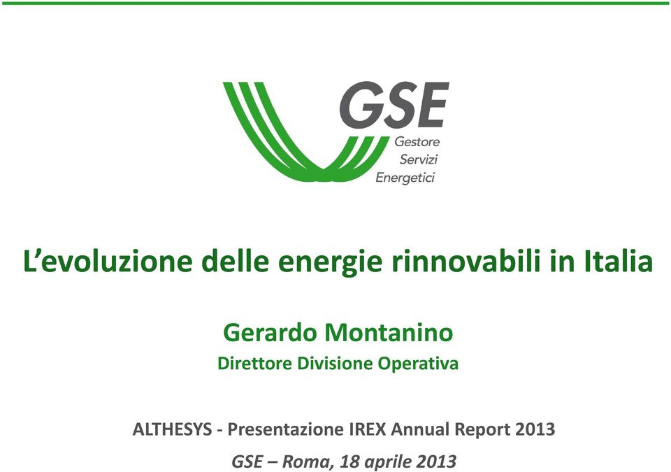 Divisione Operativa ALTHESYS