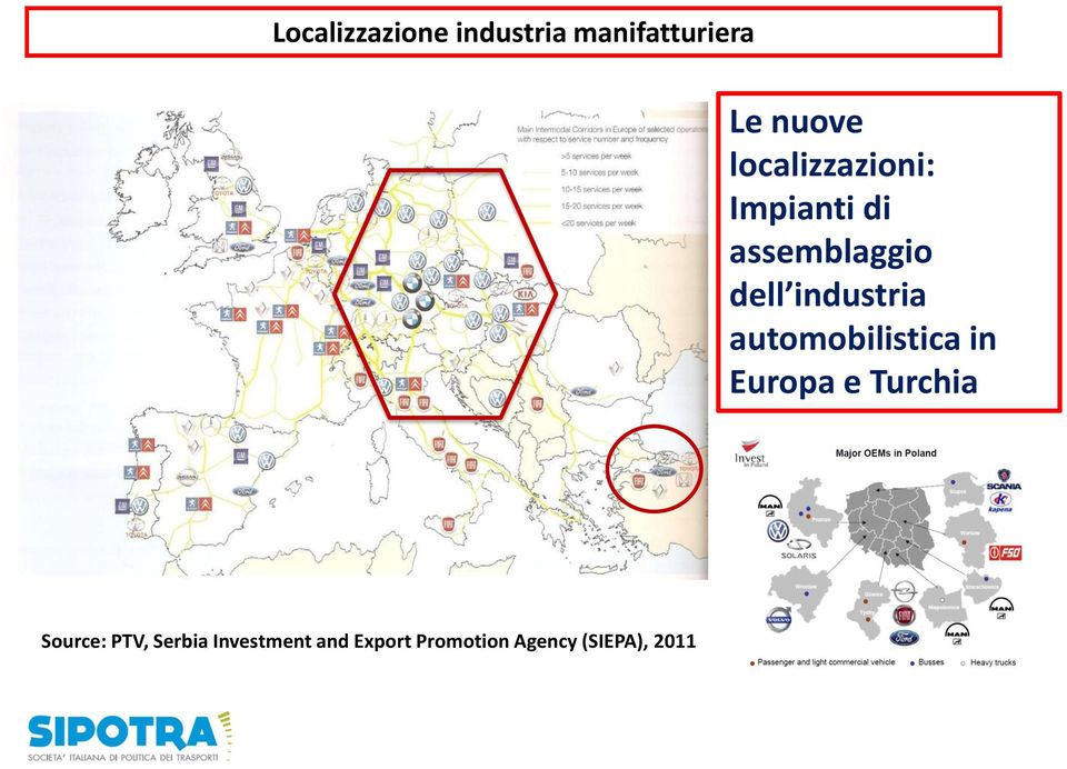 industria automobilistica in Europa e Turchia Source:
