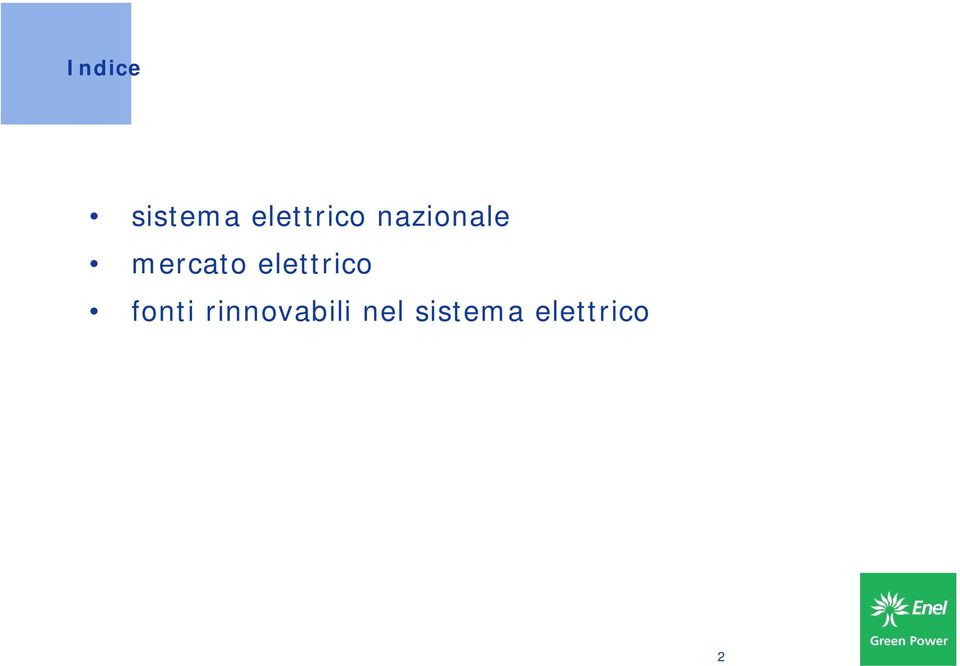 mercato elettrico fonti