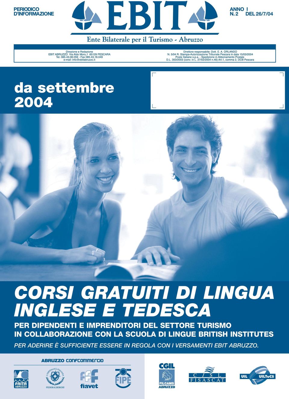 COLLABORAZIONE CON LA SCUOLA DI LINGUE BRITISH INSTITUTES PER