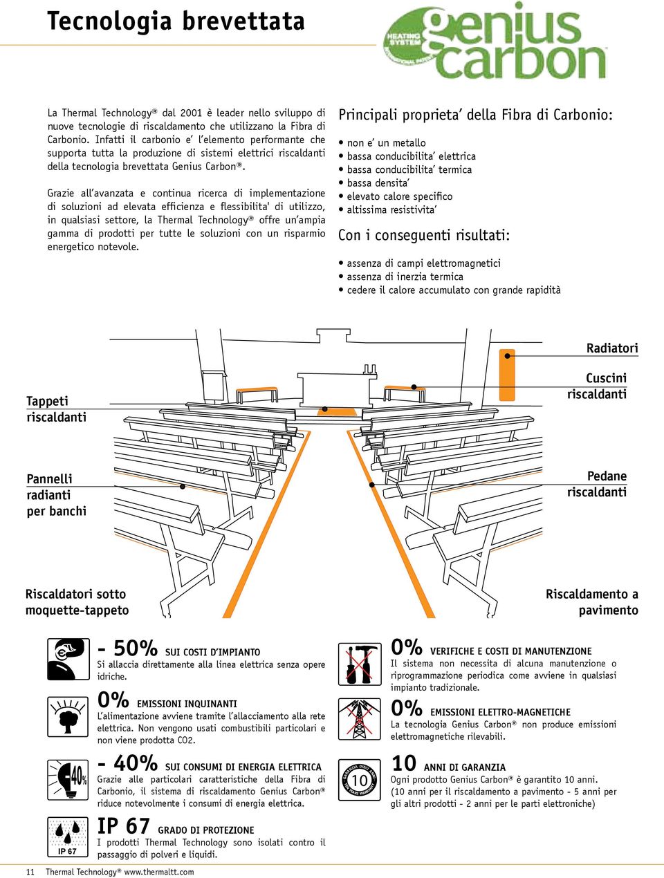 Grazie all avanzata e continua ricerca di implementazione di soluzioni ad elevata efficienza e flessibilita' di utilizzo, in qualsiasi settore, la Thermal Technology offre un ampia gamma di prodotti