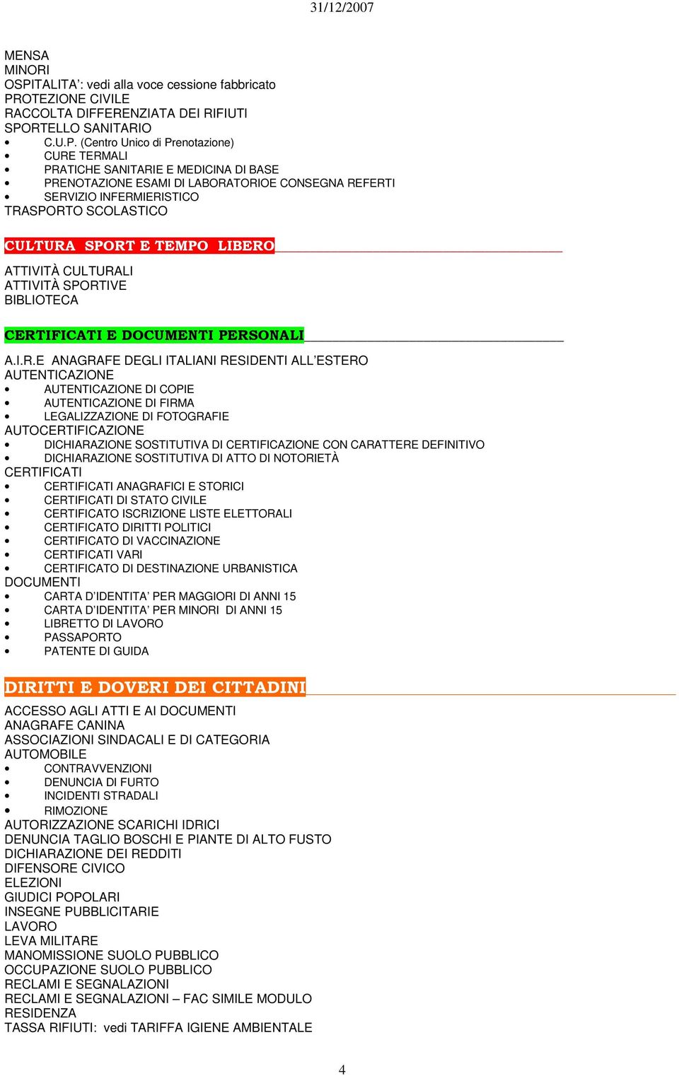 OTEZIONE CIVILE RACCOLTA DIFFERENZIATA DEI RIFIUTI SPO