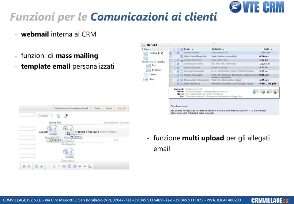 mailing - template email personalizzati -