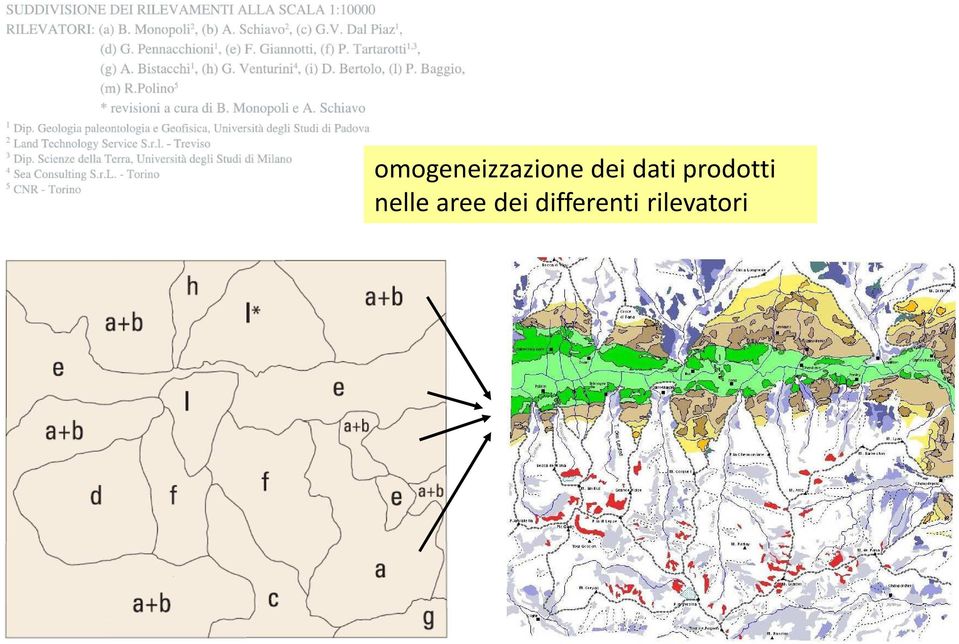 nelle aree dei