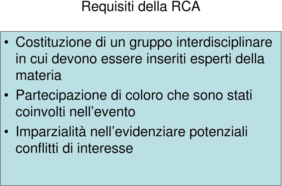 della materia Partecipazione di coloro che sono stati