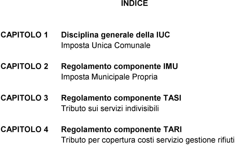 Municipale Propria Regolamento componente TASI Tributo sui servizi