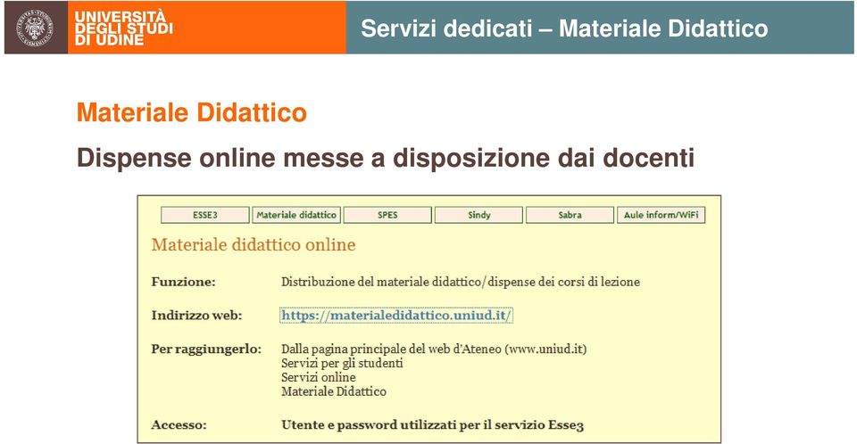 Didattico Dispense online