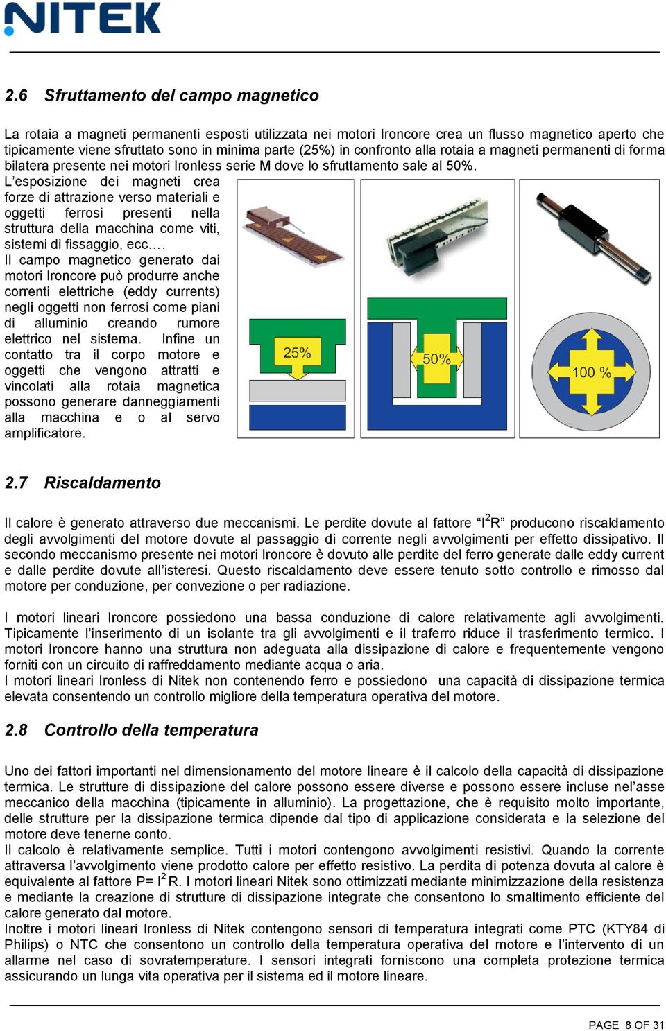 L esposizione dei magneti crea forze di attrazione verso materiali e oggetti ferrosi presenti nella struttura della macchina come viti, sistemi di fissaggio, ecc.