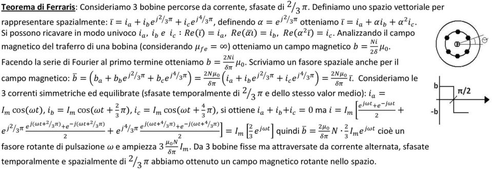 Facendo la serie di Fourier al primo termine otteniamo campo magnetico:.