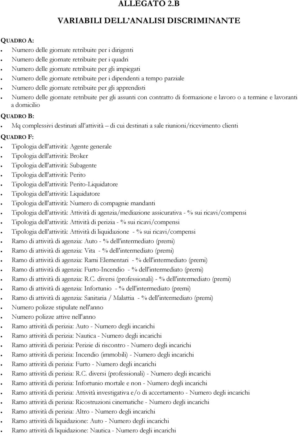 Numero delle giornate retribuite per i dipendenti a tempo parziale Numero delle giornate retribuite per gli apprendisti Numero delle giornate retribuite per gli assunti con contratto di formazione e