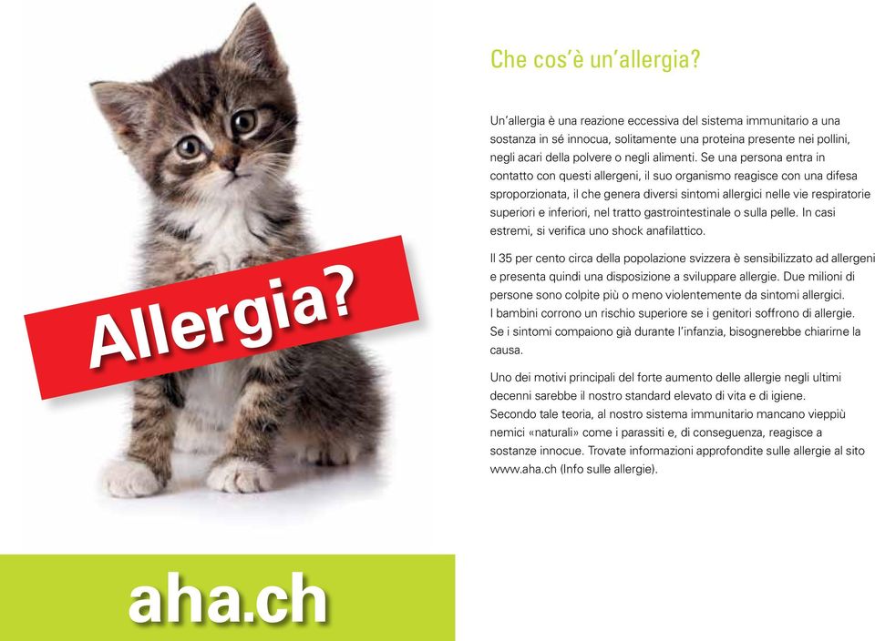 Se una persona entra in contatto con questi allergeni, il suo organismo reagisce con una difesa sproporzionata, il che genera diversi sintomi allergici nelle vie respiratorie superiori e inferiori,
