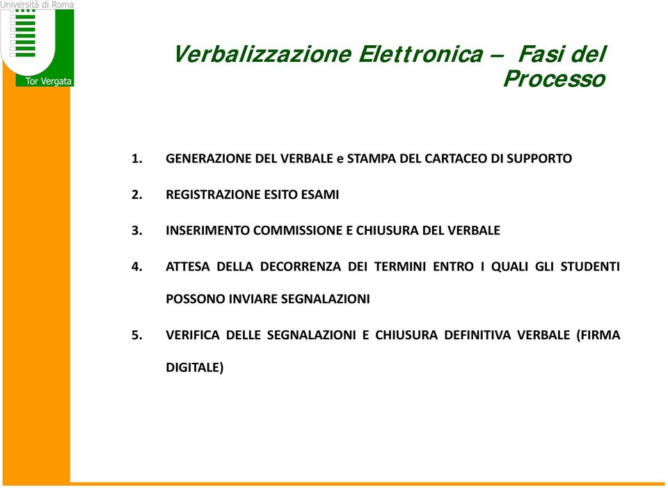 INSERIMENTO COMMISSIONE E CHIUSURA DEL VERBALE 4.