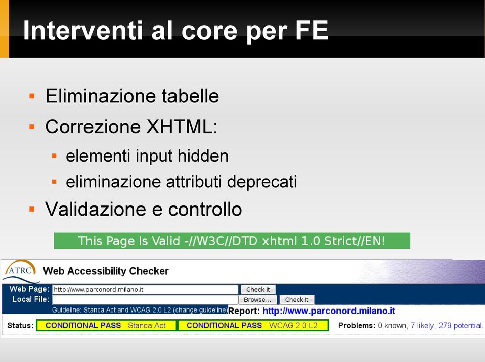 XHTML: elementi input hidden