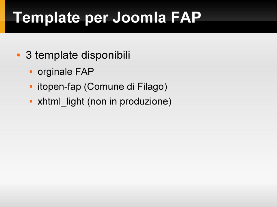 FAP itopen-fap (Comune di