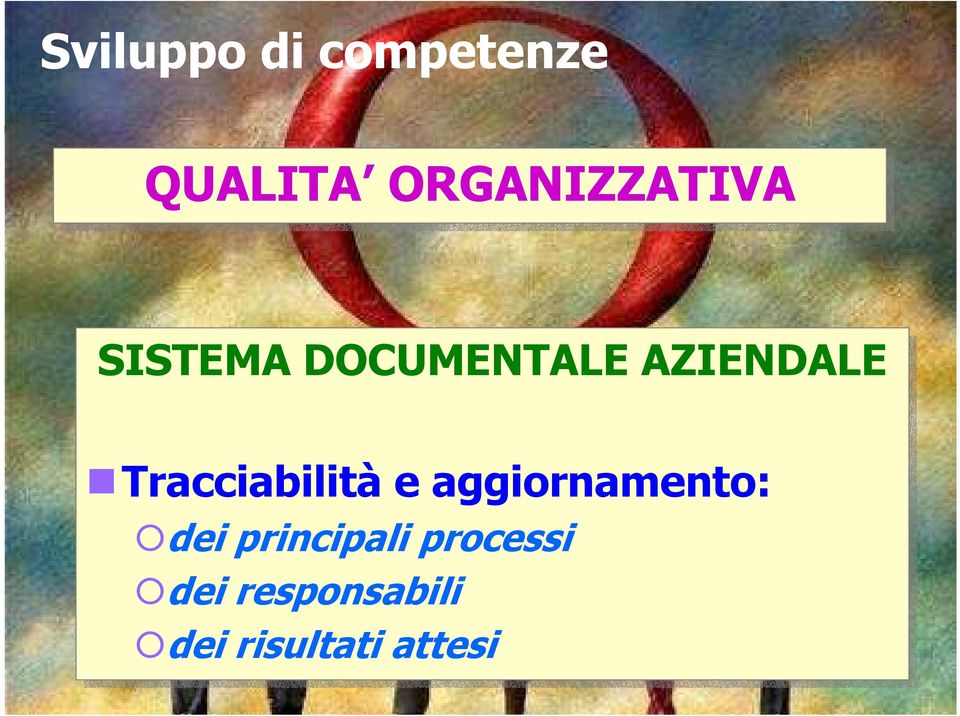 AZIENDALE Tracciabilità e aggiornamento: dei