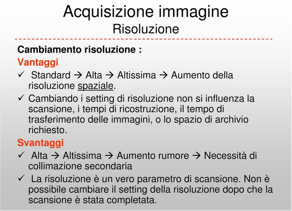 immagini, o lo spazio di archivio richiesto.