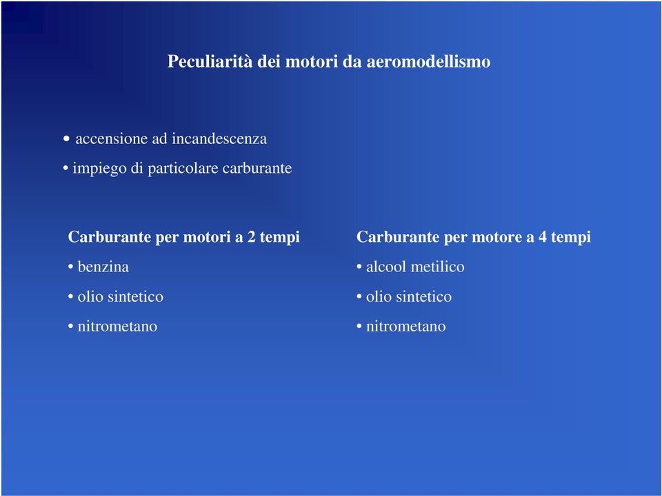 per motori a 2 tempi benzina olio sintetico nitrometano