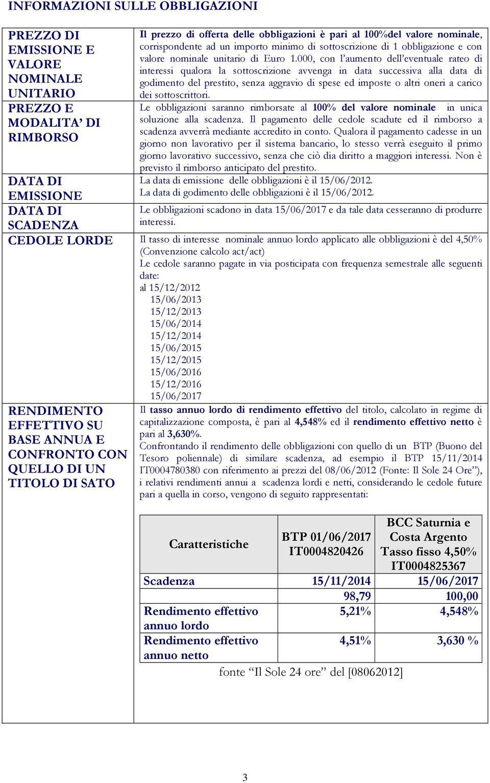 000, con l aumento dell eventuale rateo di interessi qualora la sottoscrizione avvenga in data successiva alla data di godimento del prestito, senza aggravio di spese ed imposte o altri oneri a