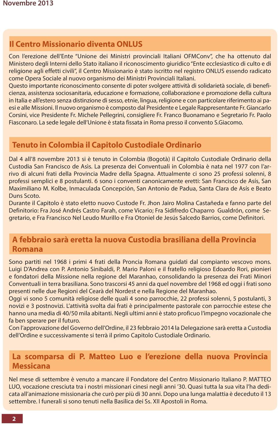 Provinciali Italiani.