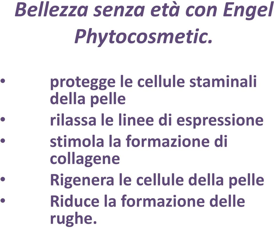 linee di espressione stimola la formazione di