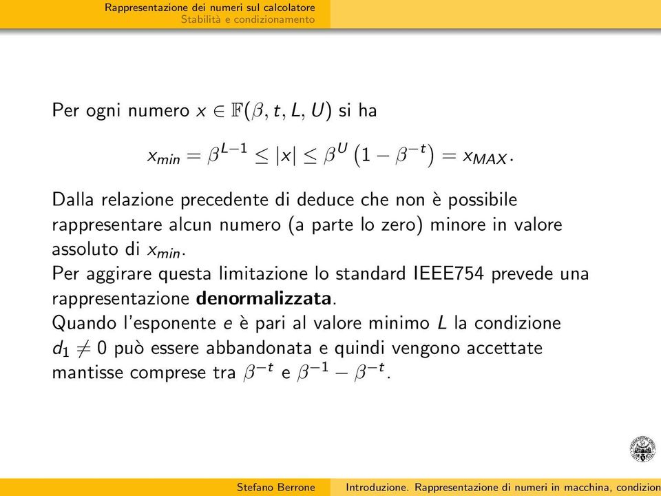 valore assoluto di x min.