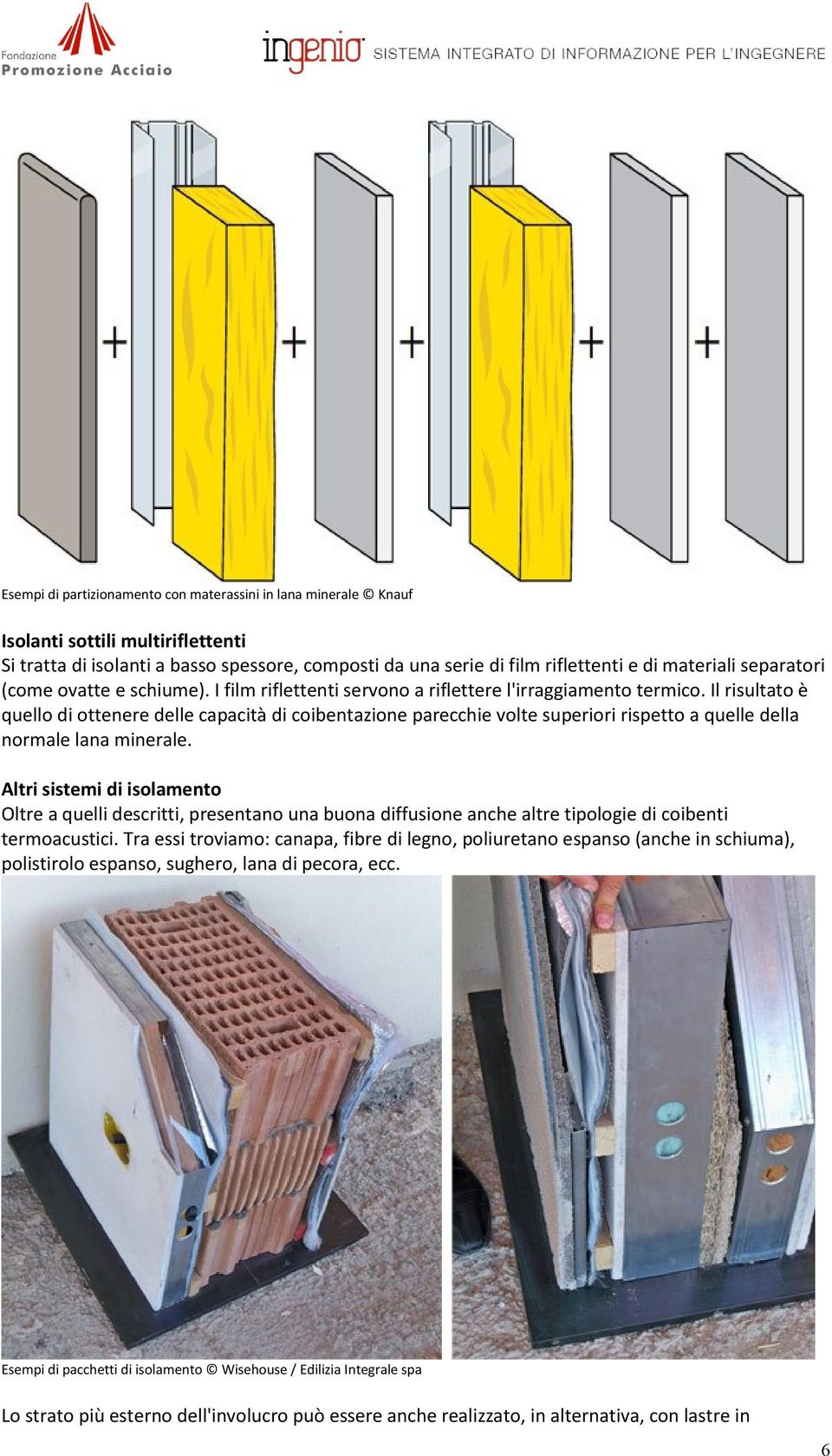 Il risultato è quello di ottenere delle capacità di coibentazione parecchie volte superiori rispetto a quelle della normale lana minerale.