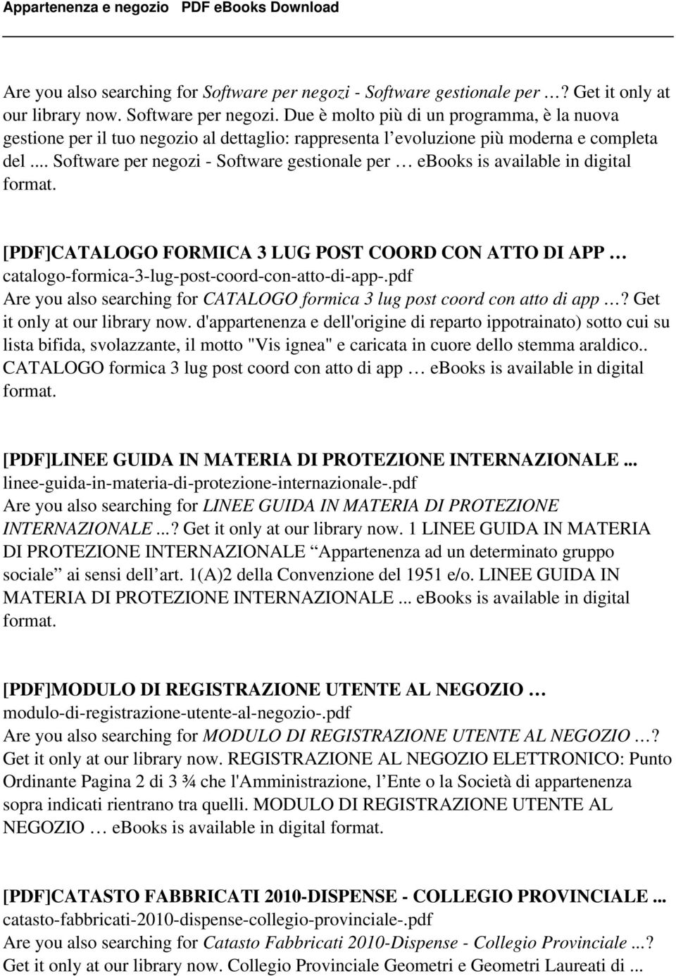 pdf Are you also searching for CATALOGO formica 3 lug post coord con atto di app? Get it only at our library now.