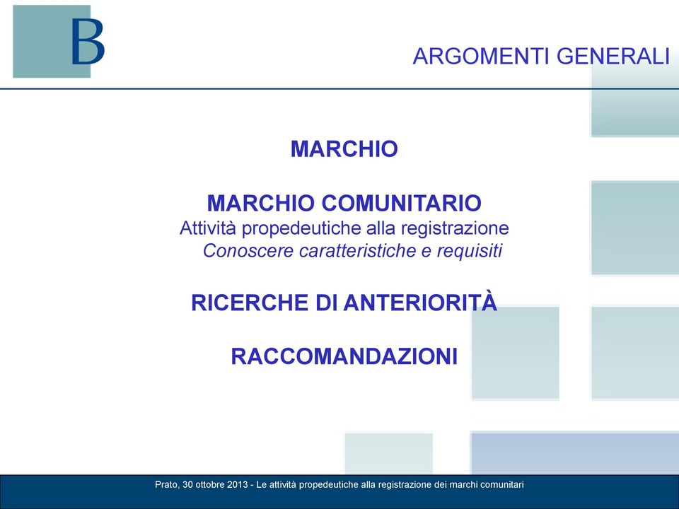 registrazione Conoscere caratteristiche e